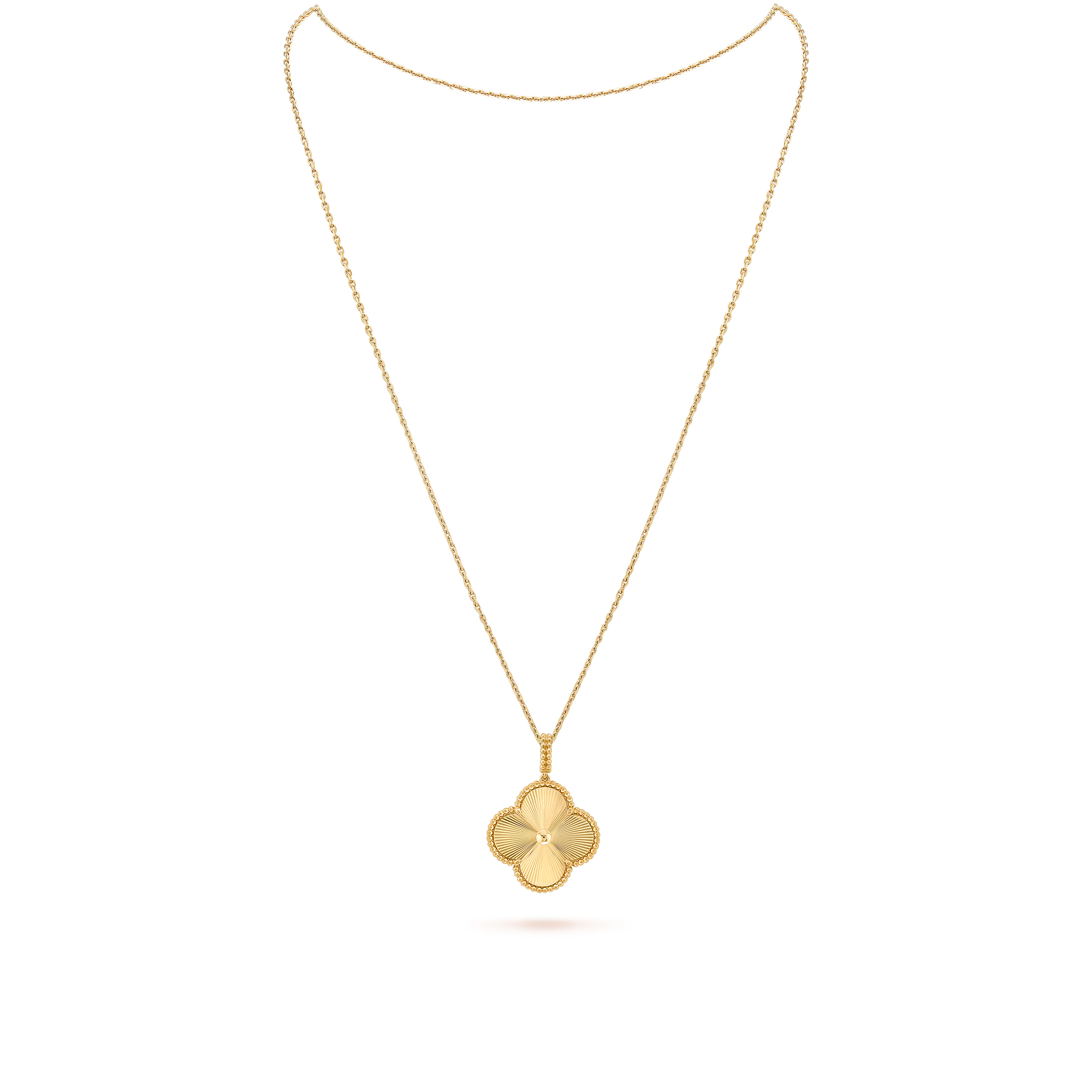 VAN CLEEF & ARPELS MAGIC ALHAMBRA LONG NECKLACE, 1 MOTIF - YELLOW GOLD VCARP4KO00 VAN CLEEF & ARPELS MAGIC ALHAMBRA LONG NECKLACE, 1 MOTIF - YELLOW GOLD VCARP4KO00